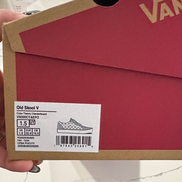 Vans Old Skool V pure grey color theory checkerboard - Picture 8 of 8